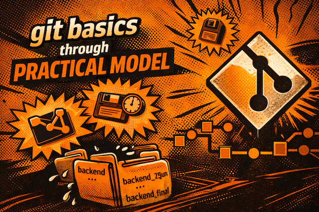 Git Basics through a Practical Model